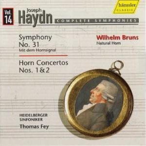 CD DEUTSCHE NATURHORN SOLOISTS: HAYDN HORN CONCERTS1 & 2