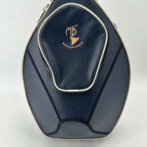 MB4 Baby-2 Cow Leather dark blue & Cow Leather Ivory Trim