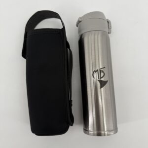Aluminium Thermal fles model MB - met Polyester Backpack Hanger