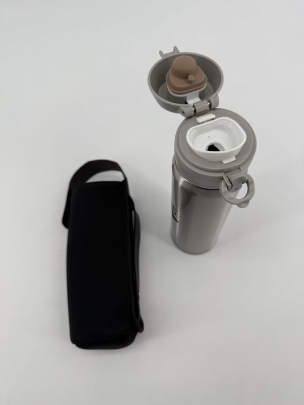 Aluminium Thermal fles model MB - met Polyester Backpack Hanger - Image 2