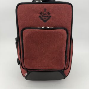 MB 5 Baby-2 with Music Bag & Pouch in Cationic Red & Dark-Grey Nylon