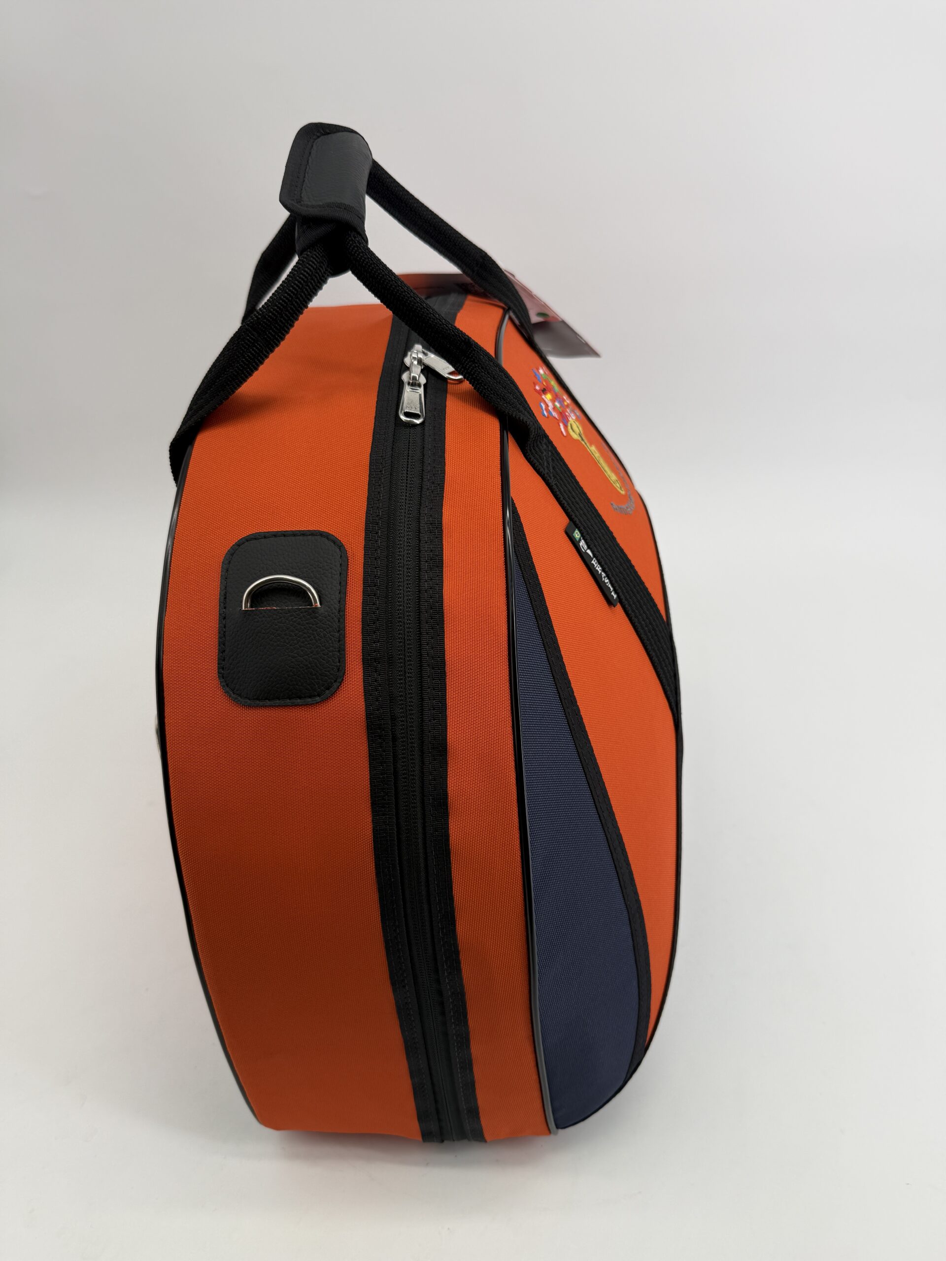 MB 7 high compact case in orange/blue nylon - Image 2