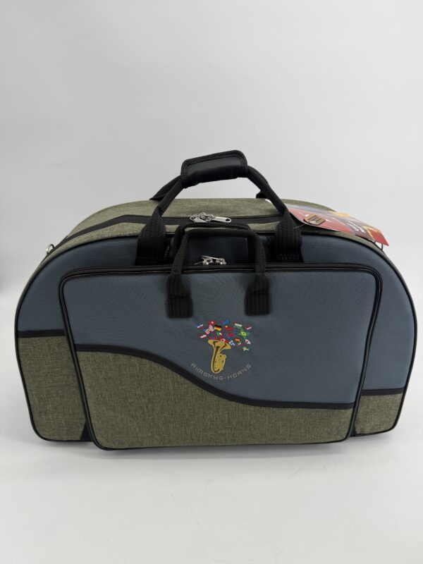 MB 8 case in cationic green / grey nylon