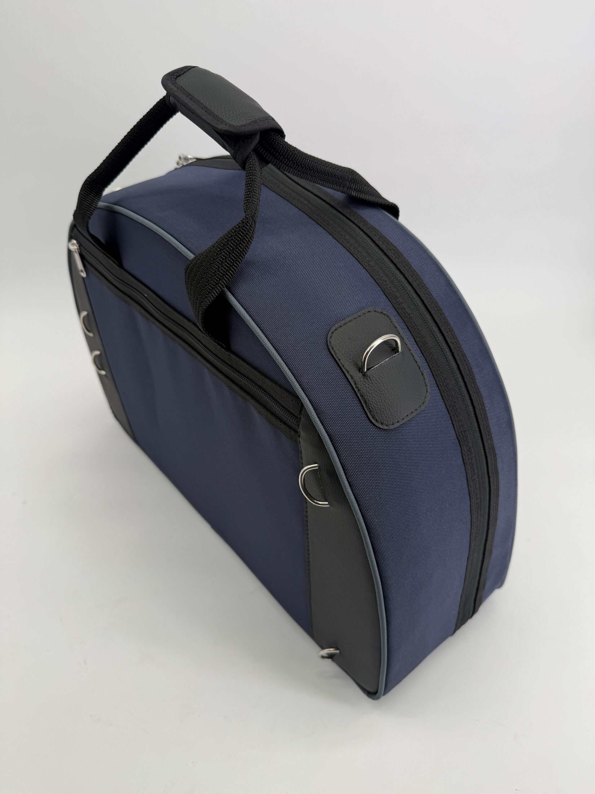 MB 7 high compact dark blue nylon with grey trim - Image 2